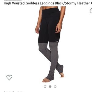 Alo high waisted goddess leggings black/stormy